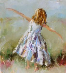 "Little Magic" by Susie Pryor Oil on Canvas 40 x 36